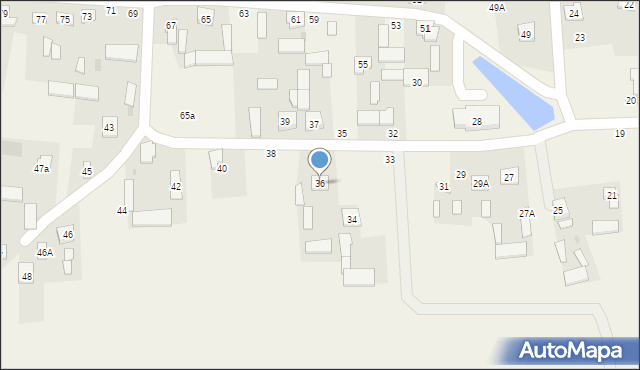 Ostrówek, Ostrówek, 36, mapa Ostrówek