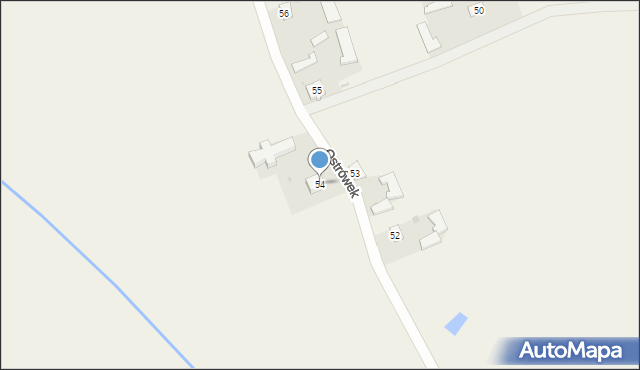 Ostrówek, Ostrówek, 54, mapa Ostrówek