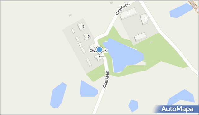 Ostrówek, Ostrówek, 3, mapa Ostrówek