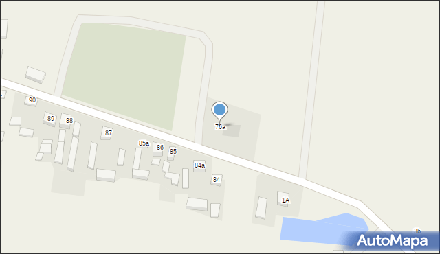 Ostrówek, Ostrówek, 76a, mapa Ostrówek