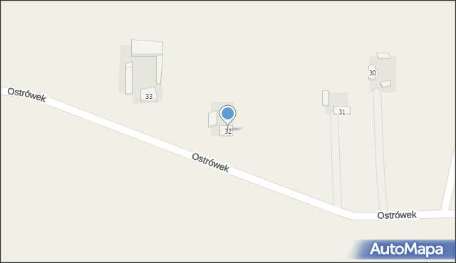 Ostrówek, Ostrówek, 32, mapa Ostrówek
