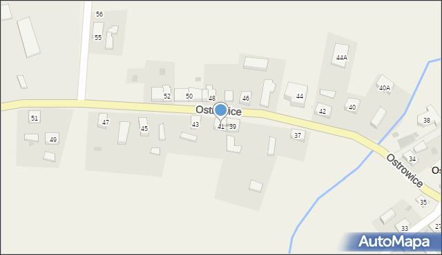 Ostrowice, Ostrowice, 41, mapa Ostrowice