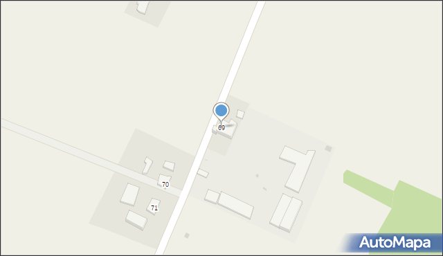 Ostrowice, Ostrowice, 69, mapa Ostrowice