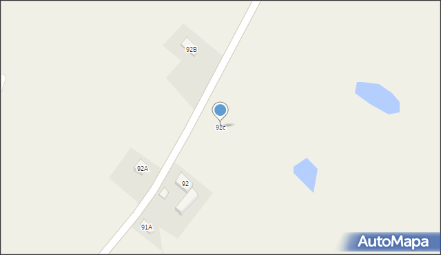 Ostrowice, Ostrowice, 92c, mapa Ostrowice