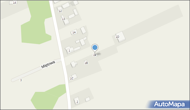 Ostrówiec, Ostrówiec, 1e, mapa Ostrówiec