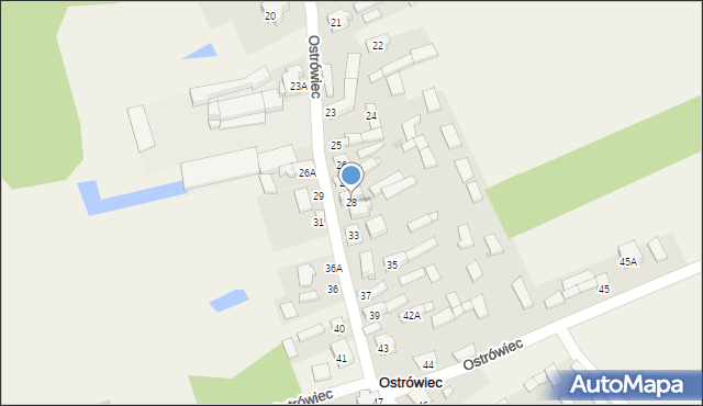 Ostrówiec, Ostrówiec, 28, mapa Ostrówiec