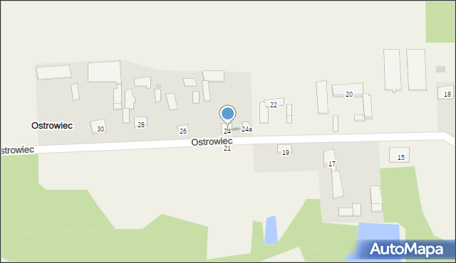 Ostrowiec, Ostrowiec, 24, mapa Ostrowiec