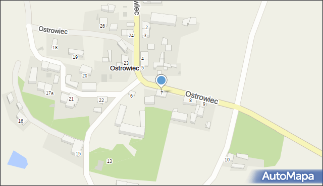 Ostrowiec, Ostrowiec, 7, mapa Ostrowiec