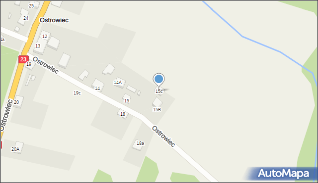 Ostrowiec, Ostrowiec, 15c, mapa Ostrowiec