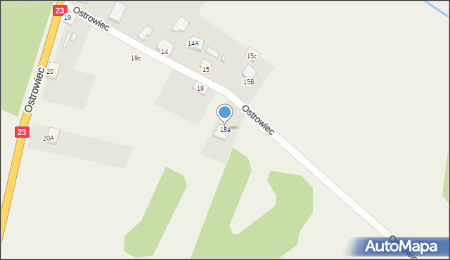 Ostrowiec, Ostrowiec, 18a, mapa Ostrowiec