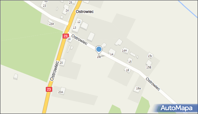 Ostrowiec, Ostrowiec, 19c, mapa Ostrowiec