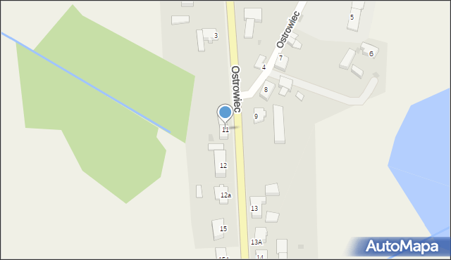 Ostrowiec, Ostrowiec, 11, mapa Ostrowiec