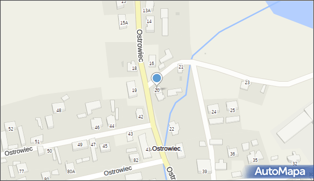 Ostrowiec, Ostrowiec, 20, mapa Ostrowiec