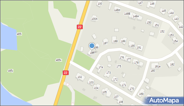 Ostrowiec, Ostrowiec, 185, mapa Ostrowiec