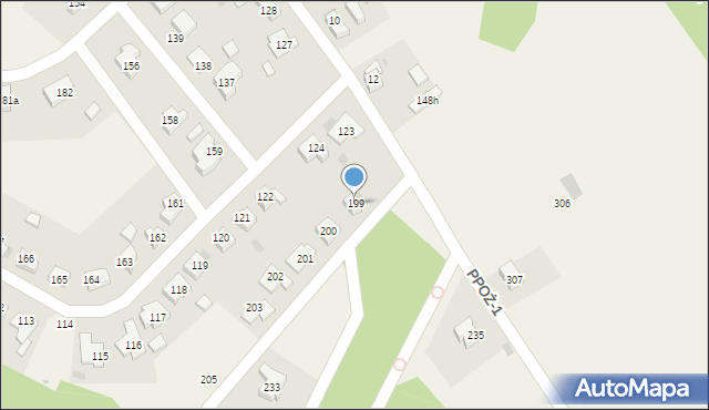 Ostrowiec, Ostrowiec, 199, mapa Ostrowiec