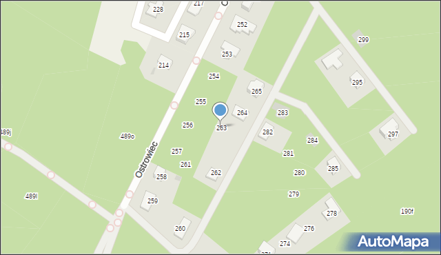 Ostrowiec, Ostrowiec, 263, mapa Ostrowiec