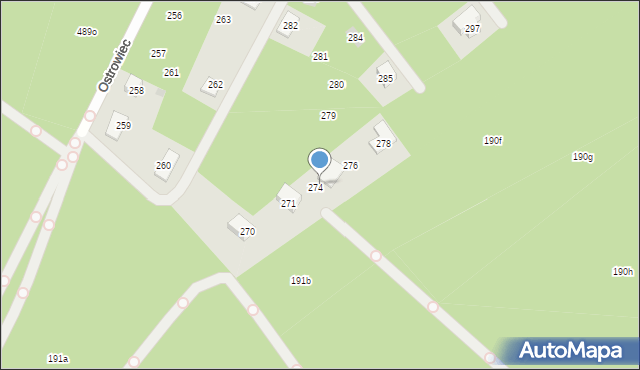 Ostrowiec, Ostrowiec, 275, mapa Ostrowiec