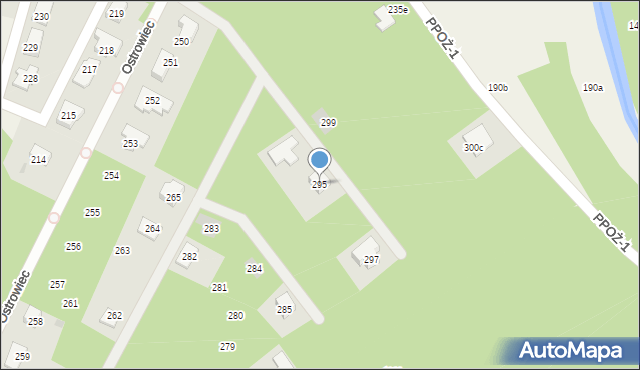 Ostrowiec, Ostrowiec, 295, mapa Ostrowiec