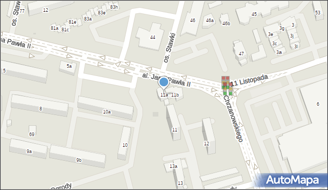 Ostrowiec Świętokrzyski, Osiedle Ogrody, 11a, mapa Ostrowiec Świętokrzyski