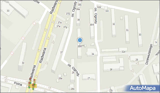 Ostrowiec Świętokrzyski, Osiedle Ogrody, 35/6, mapa Ostrowiec Świętokrzyski