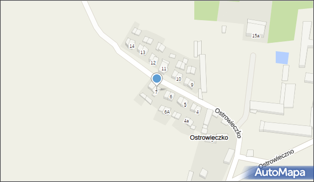 Ostrowieczko, Ostrowieczko, 7a, mapa Ostrowieczko