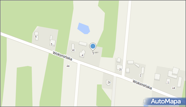 Ostrowik, Ostrowik, 3, mapa Ostrowik