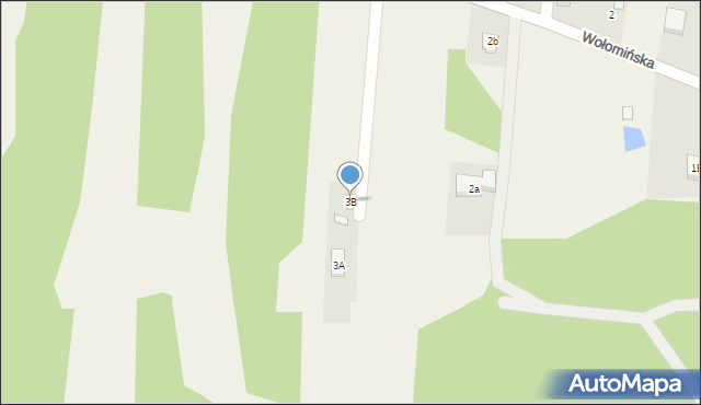 Ostrowik, Ostrowik, 3B, mapa Ostrowik