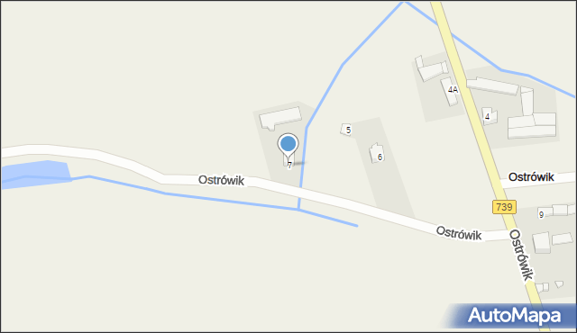 Ostrówik, Ostrówik, 7, mapa Ostrówik