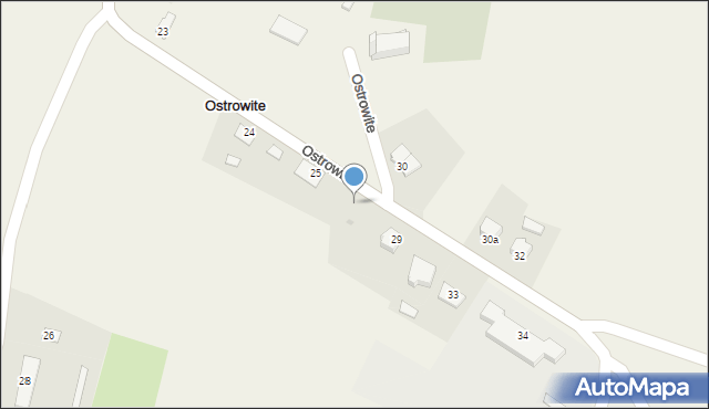 Ostrowite, Ostrowite, 27, mapa Ostrowite