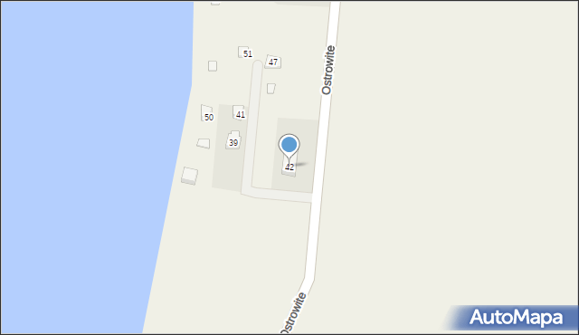 Ostrowite, Ostrowite, 42, mapa Ostrowite