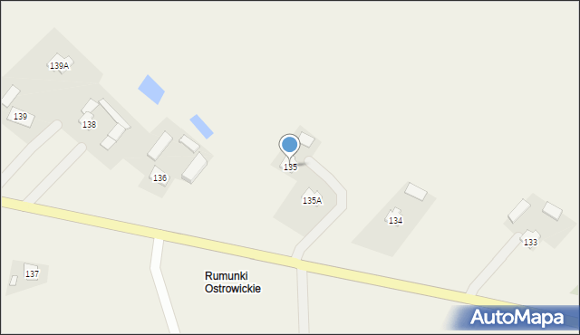 Ostrowite, Ostrowite, 135, mapa Ostrowite