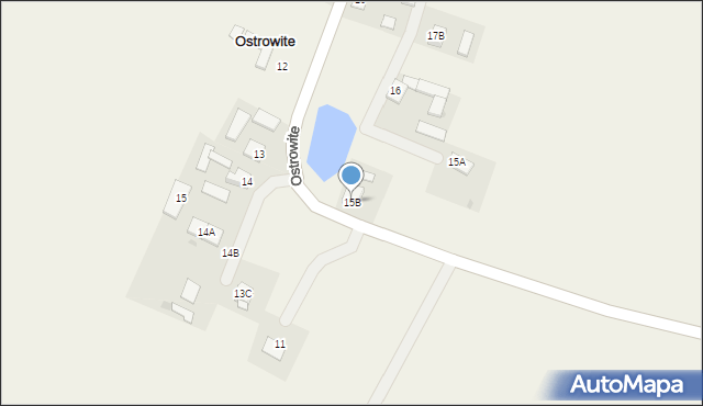 Ostrowite, Ostrowite, 15B, mapa Ostrowite