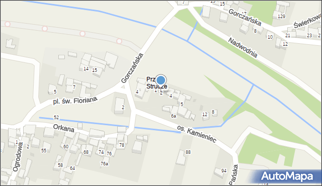 Ostrowsko, Osiedle Kamieniec, 2, mapa Ostrowsko