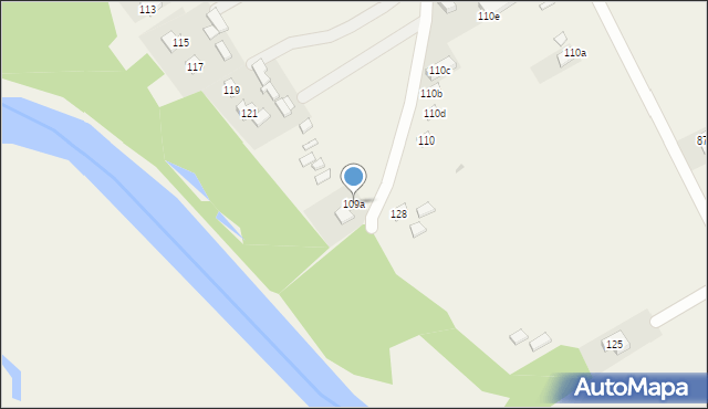 Ostrowsko, Ostrowsko, 109a, mapa Ostrowsko