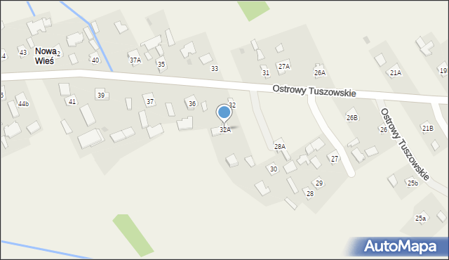 Ostrowy Tuszowskie, Ostrowy Tuszowskie, 32A, mapa Ostrowy Tuszowskie