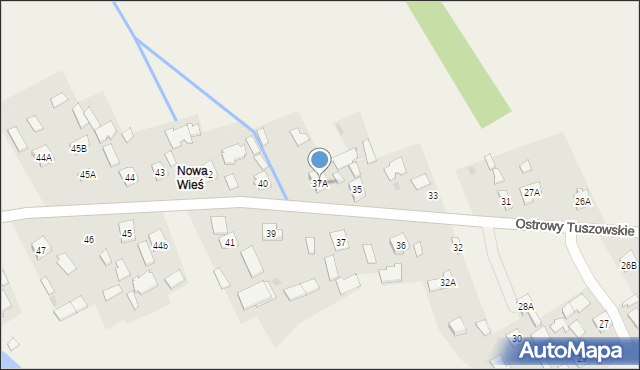 Ostrowy Tuszowskie, Ostrowy Tuszowskie, 38A, mapa Ostrowy Tuszowskie