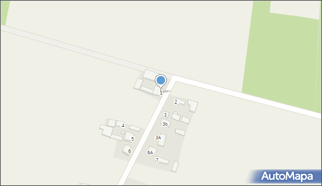 Ostrożanka, Ostrożanka, 1, mapa Ostrożanka