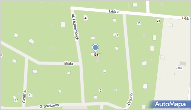 Ostrybór, Ostrybór, 42B, mapa Ostrybór