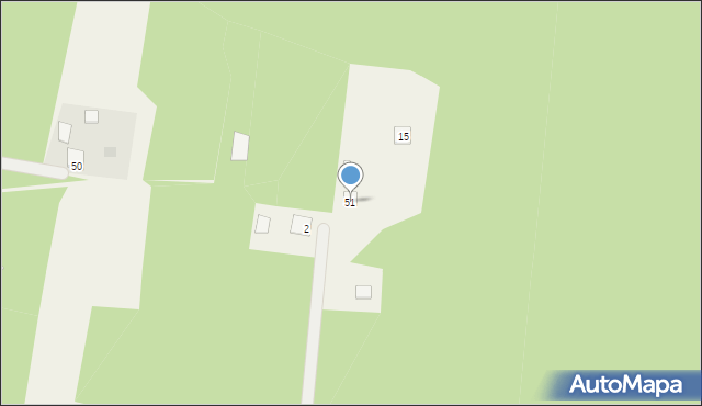 Ostrybór, Ostrybór, 51, mapa Ostrybór