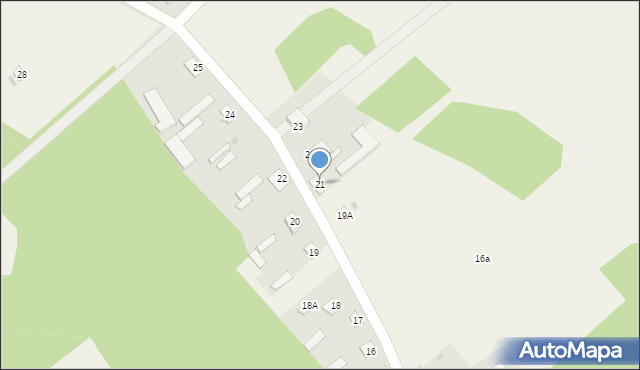 Ostrykół Włościański, Ostrykół Włościański, 21, mapa Ostrykół Włościański