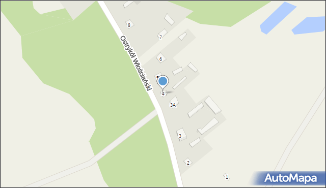 Ostrykół Włościański, Ostrykół Włościański, 4, mapa Ostrykół Włościański