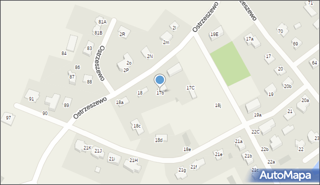 Ostrzeszewo, Ostrzeszewo, 17b, mapa Ostrzeszewo