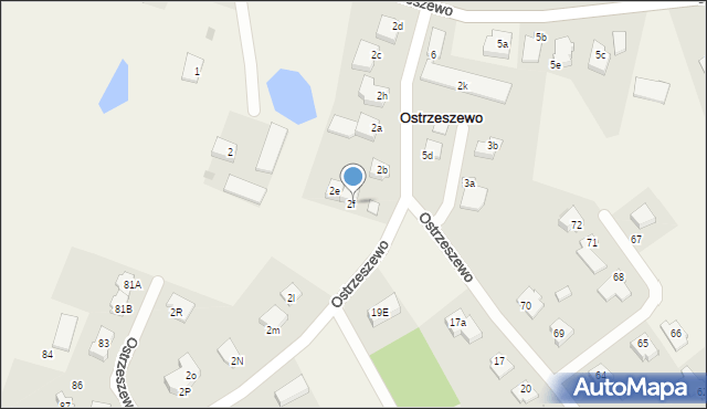 Ostrzeszewo, Ostrzeszewo, 2f, mapa Ostrzeszewo
