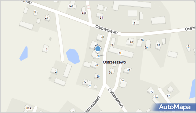 Ostrzeszewo, Ostrzeszewo, 2h, mapa Ostrzeszewo