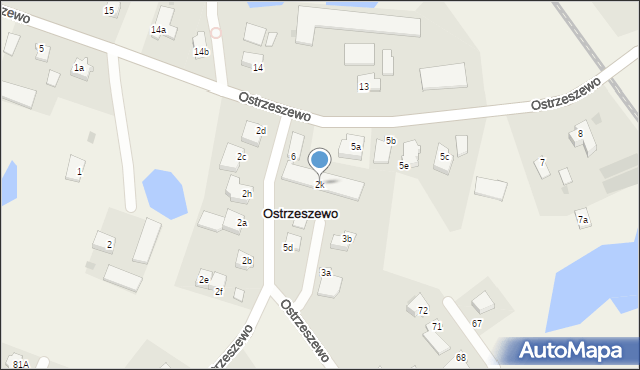 Ostrzeszewo, Ostrzeszewo, 2k, mapa Ostrzeszewo