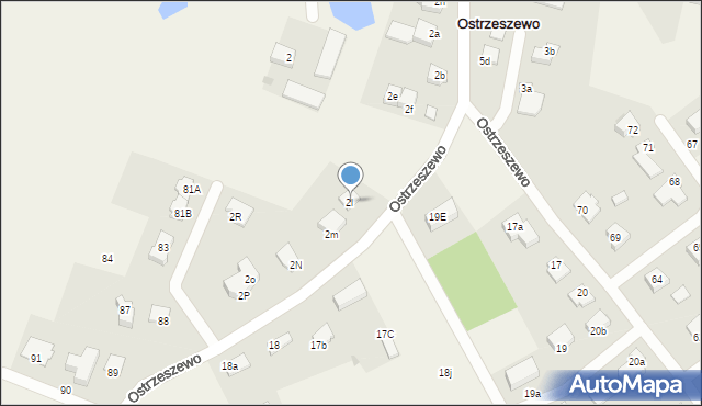 Ostrzeszewo, Ostrzeszewo, 2l, mapa Ostrzeszewo