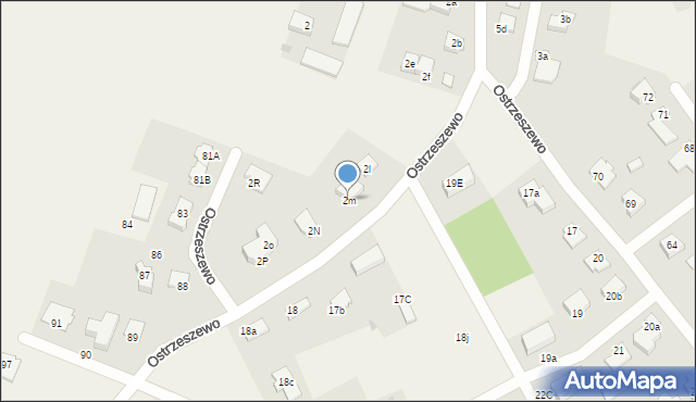Ostrzeszewo, Ostrzeszewo, 2m, mapa Ostrzeszewo