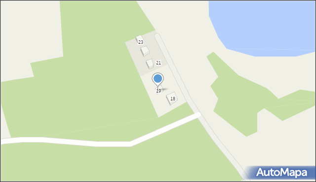 Ostrzyce, Osiedle na Łąkach, 19, mapa Ostrzyce