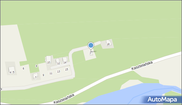 Ostrzyce, Osiedle na Wzgórzu, 17, mapa Ostrzyce