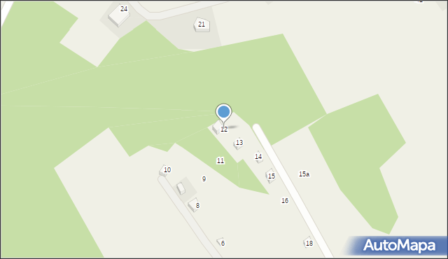 Ostrzyce, Osiedle Nad Trzebnem, 12, mapa Ostrzyce